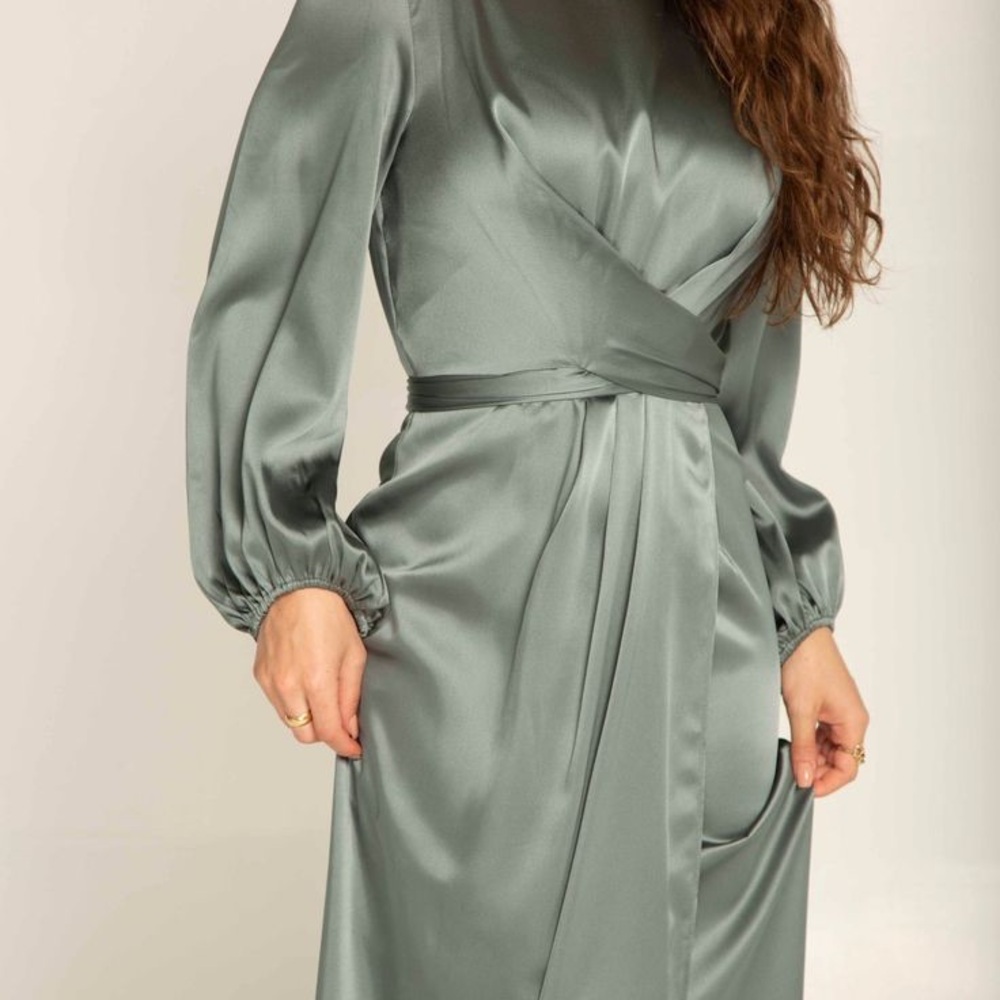Veiled Collection Julianna Wrap Maxi Dress